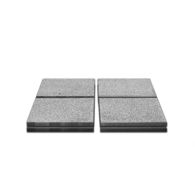 Platten-Set GLATZ 8 Platten fr Sockel M4 4x Beton 4x Granitoptik